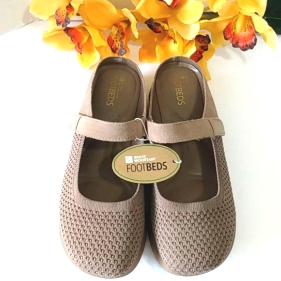 WHITE MOUNTAIN Foot-Beds Slip-On Mules SIZE9 NWT - Picture 8 of 11